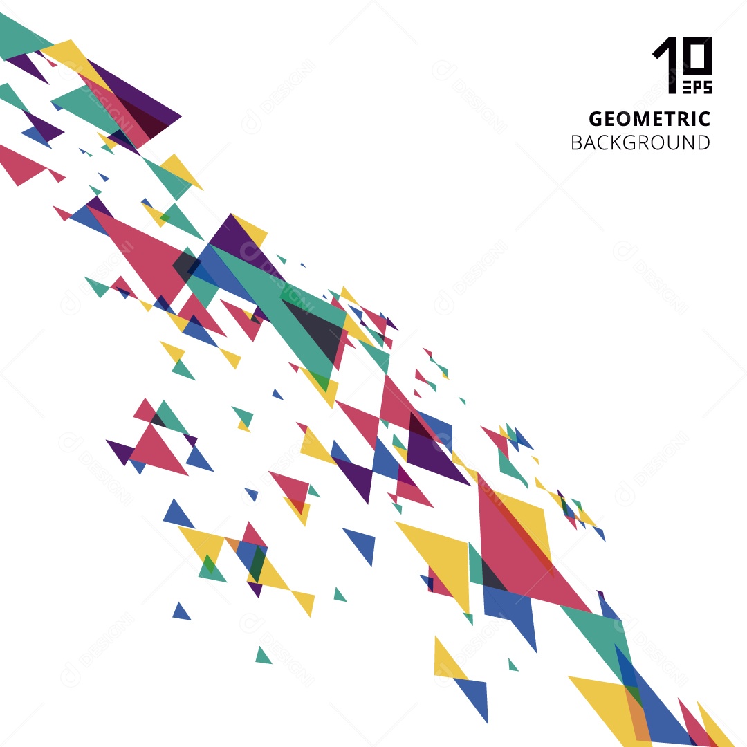 Background Abstrato Geométrico Ilustração Vetor EPS