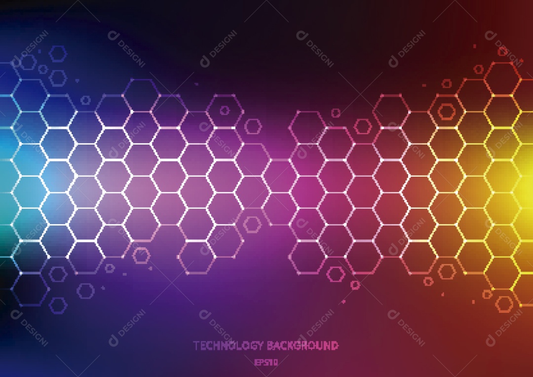 Background Abstrato Tecnológico lustração Vetor EPS