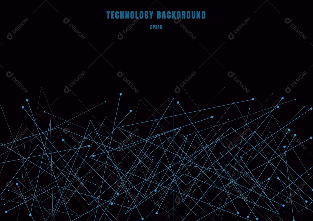 Background Abstrato Tecnológico Ilustração Vetor EPS