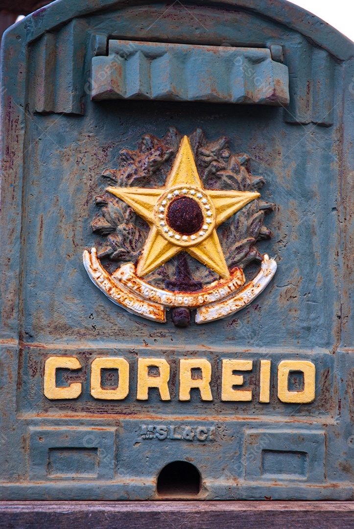 Caixa de porta cartas correios