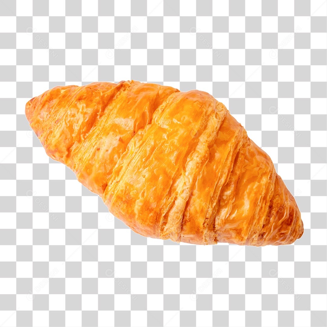 Croissant Assado PNG Transparente