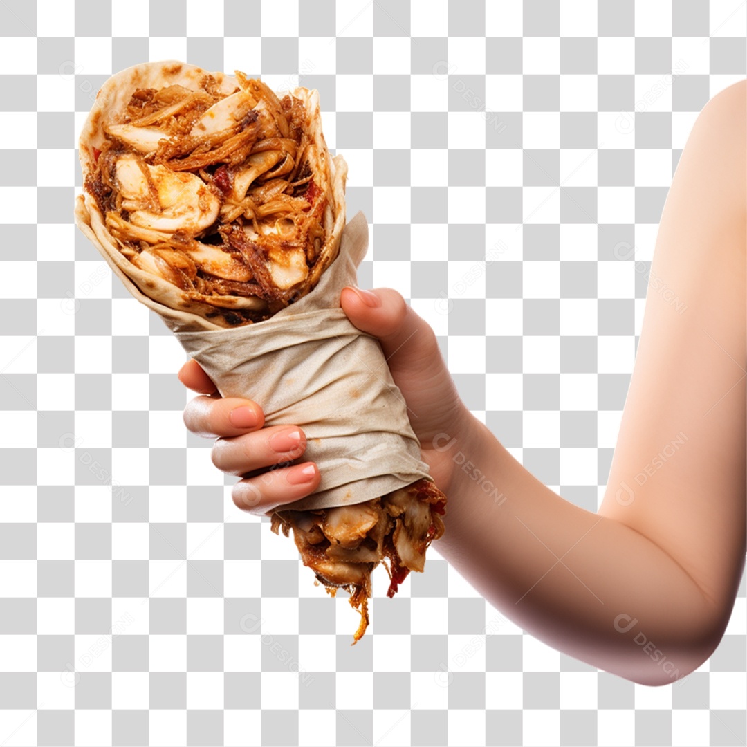 Burrito Taco Mexicano PNG Transparente