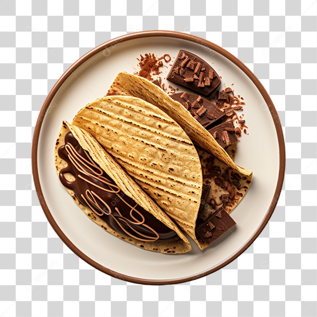 Tacos Doces Recheados PNG Transparente