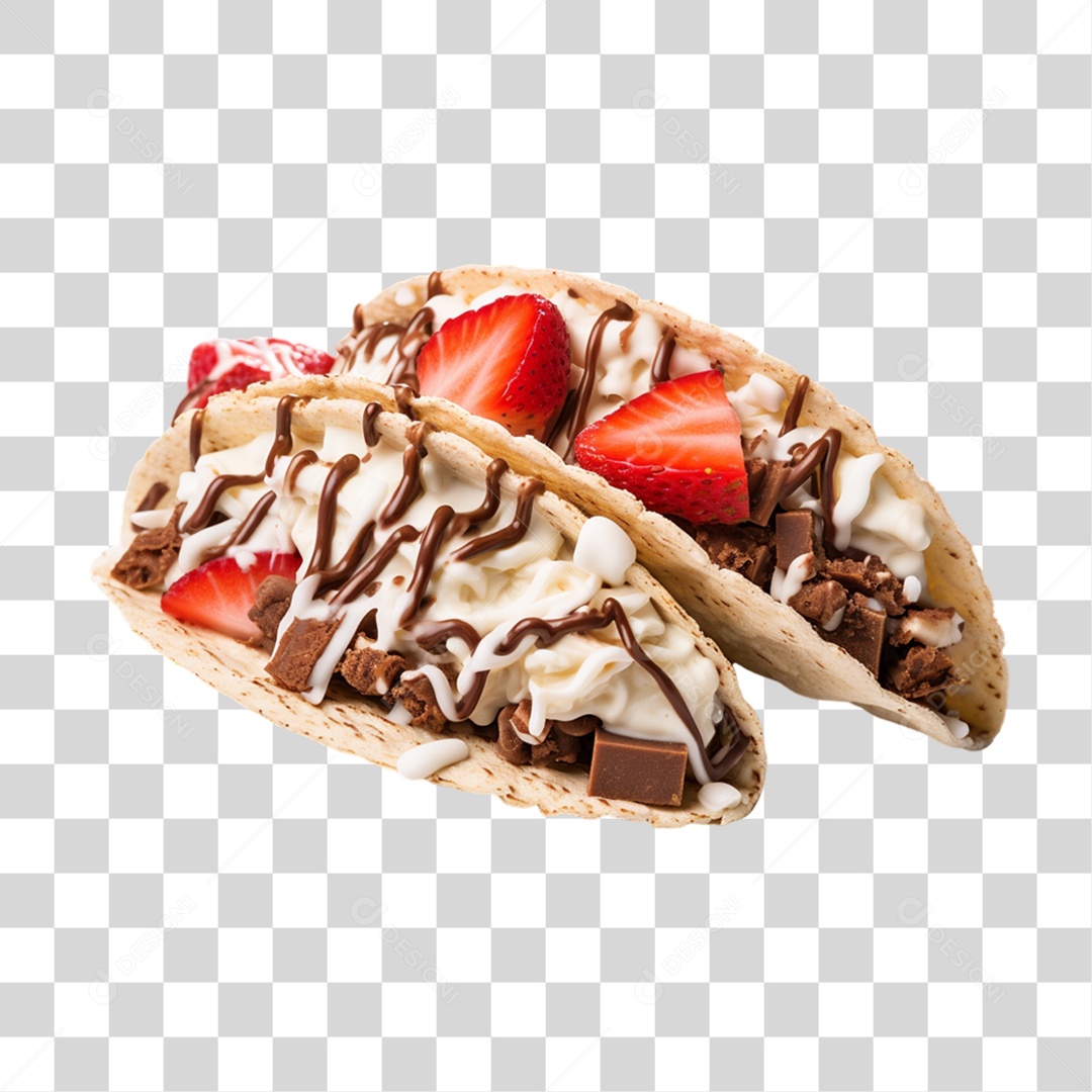 Tacos Doces Recheados PNG Transparente