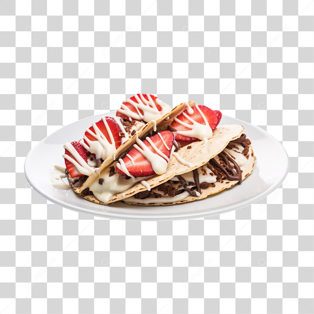 Tacos Doces Recheados PNG Transparente
