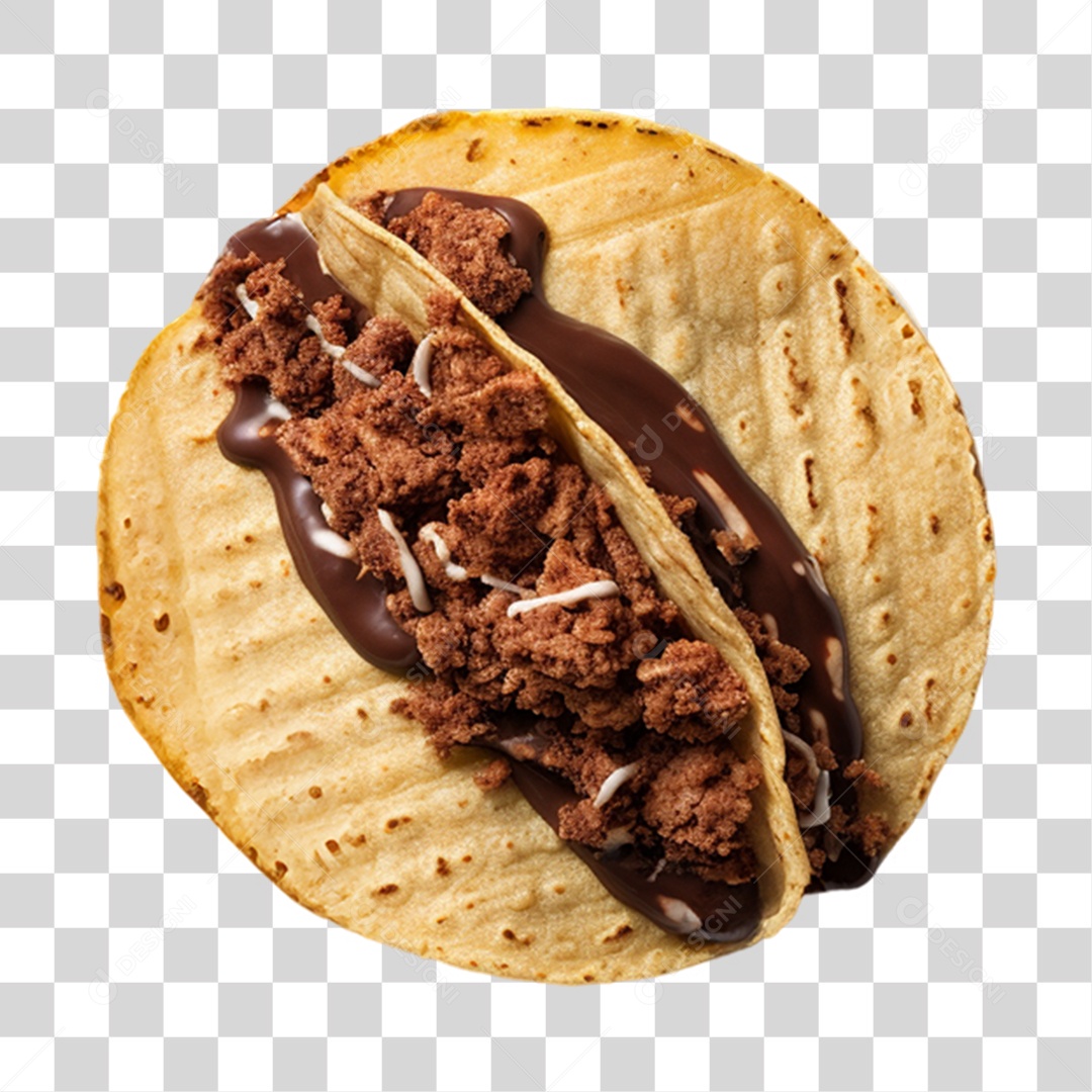 Tacos Doces Recheados PNG Transparente