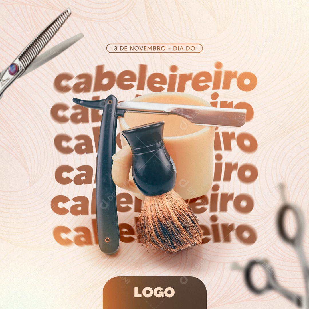 Social Media Dia Do Cabeleireiro 03 De Novembro PSD Editável