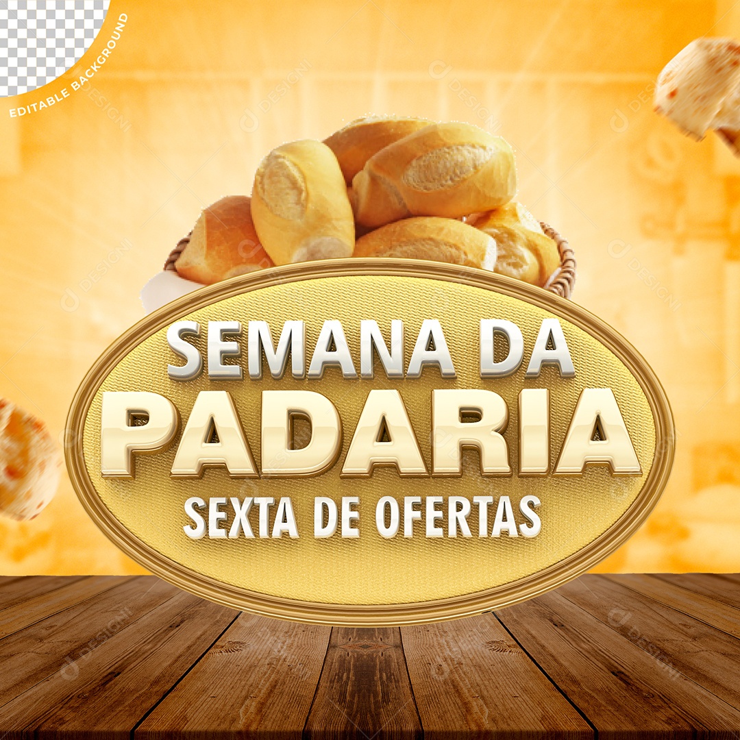 Semana da Padaria Sexta de Ofertas Social Media  PSD Editável