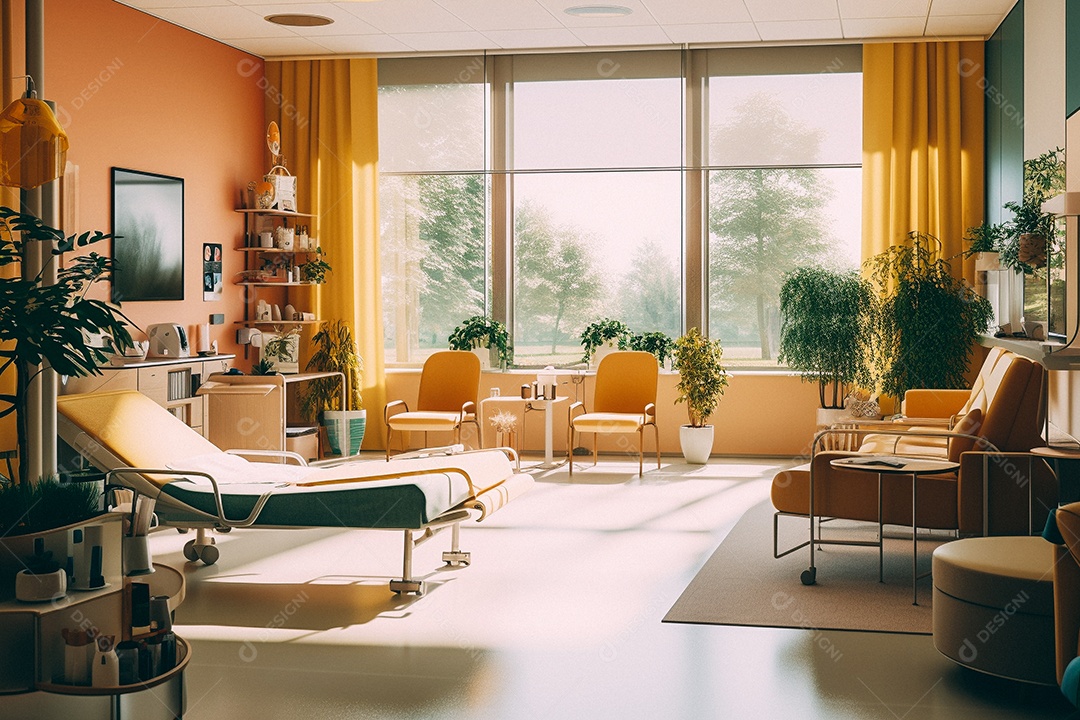 Imagem realista de cômodo de uma casa