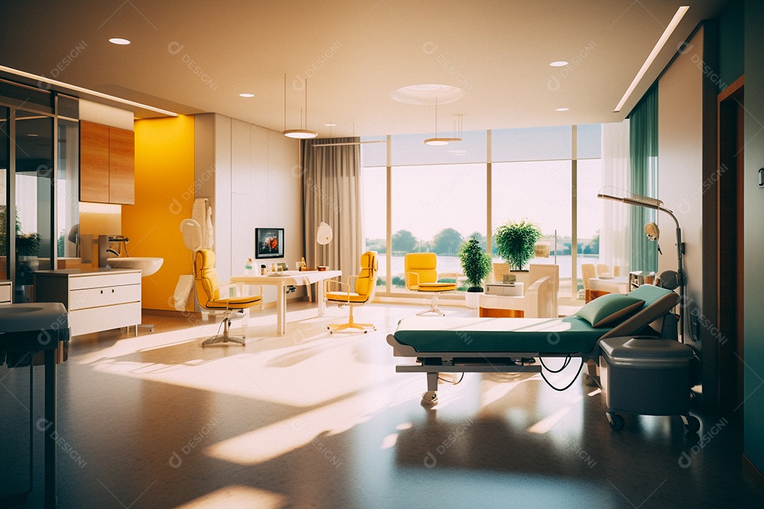 Imagem realista de cômodo de uma casa