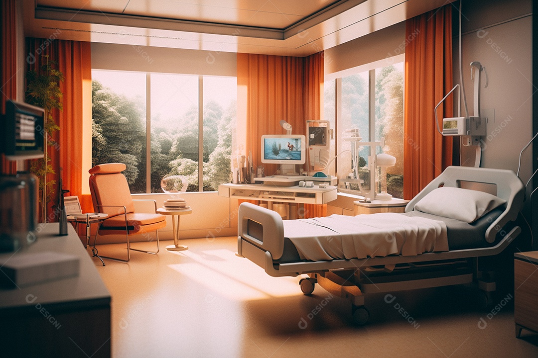 Imagem realista de cômodo de uma casa