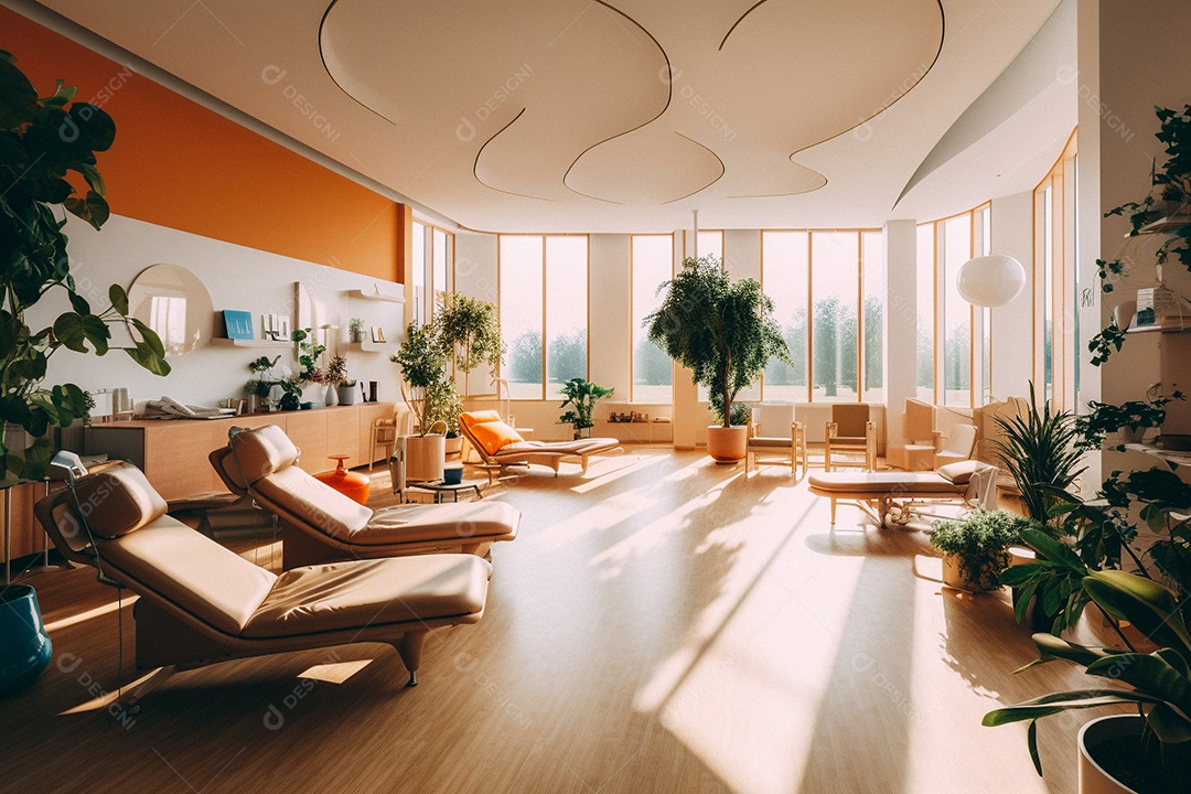 Imagem realista de cômodo de uma casa