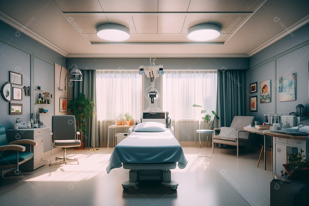 Imagem realista de cômodo de uma casa