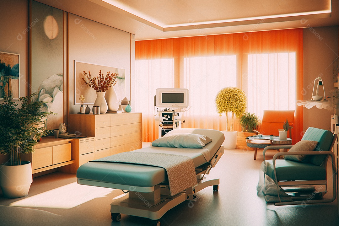 Imagem realista de cômodo de uma casa