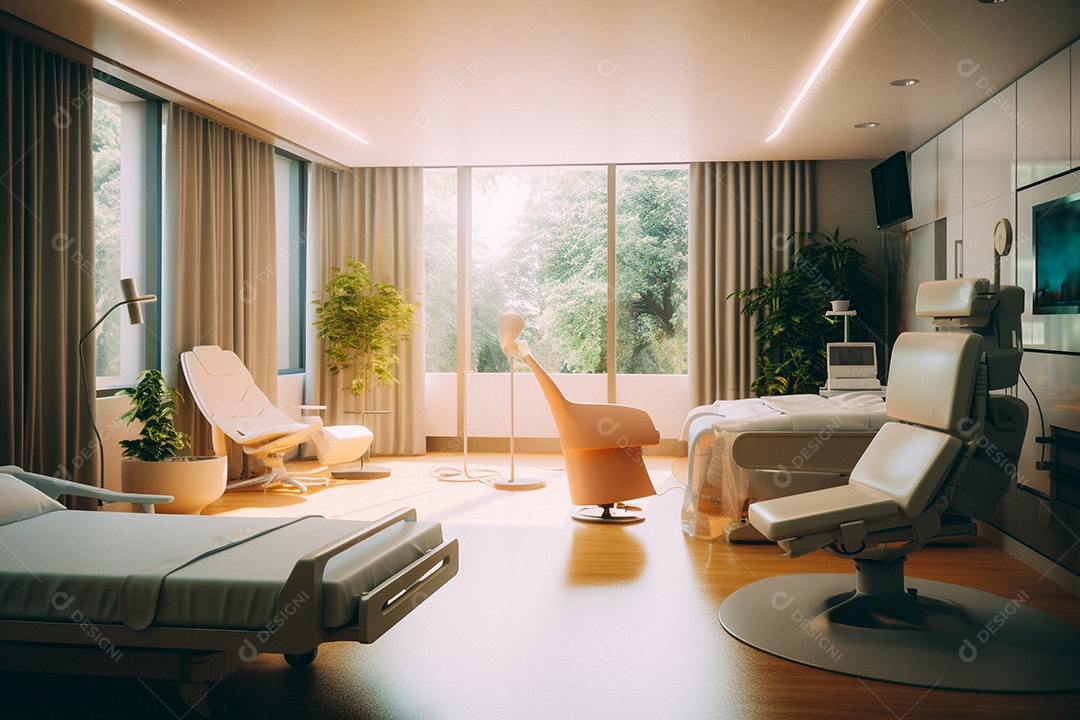 Imagem realista de cômodo de uma casa