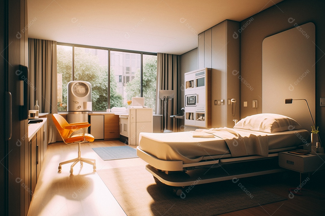 Imagem realista de comôdo de uma casa