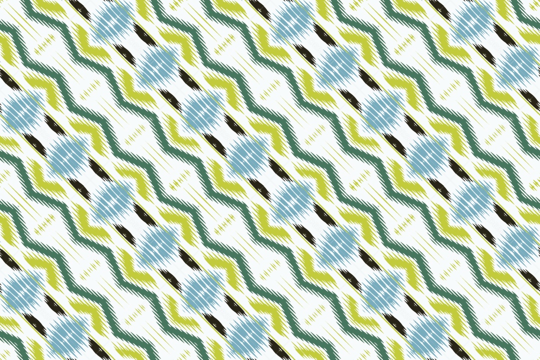 Ilustração de Fundo Tribal Bornéu Textura Tecido Estampa Colorida Vetor EPS