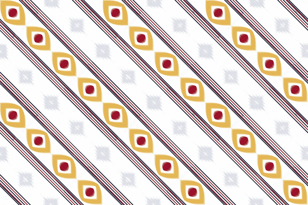 Ilustração de Fundo Tribal Bornéu Textura Tecido Estampa Colorida Vetor EPS