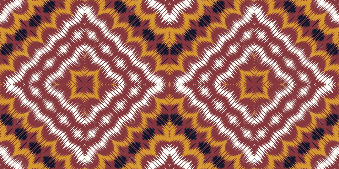 Padrão sem Emenda de Origem Étnica Tribal Ilustração Colorida Vetor EPS