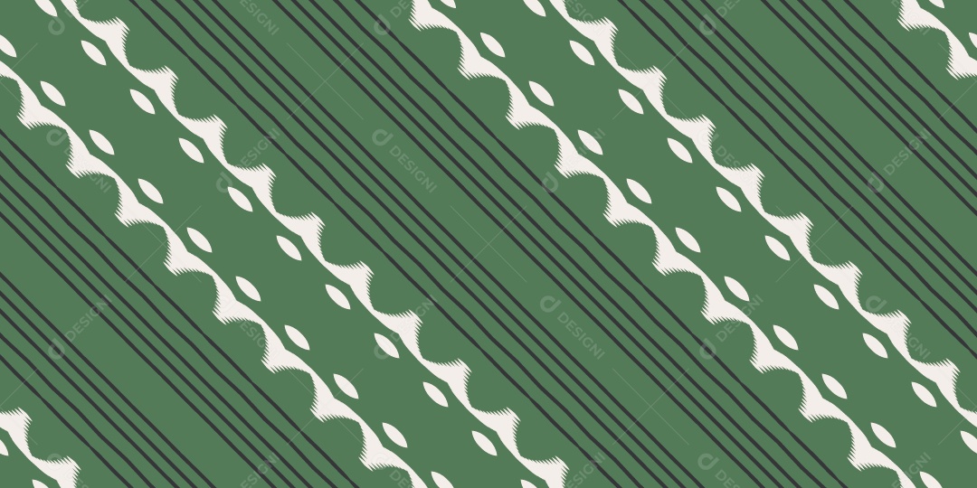 Padrão Textura Estampa Fundo Geométrico Ilustração Verde Branco e Preto Vetor EPS