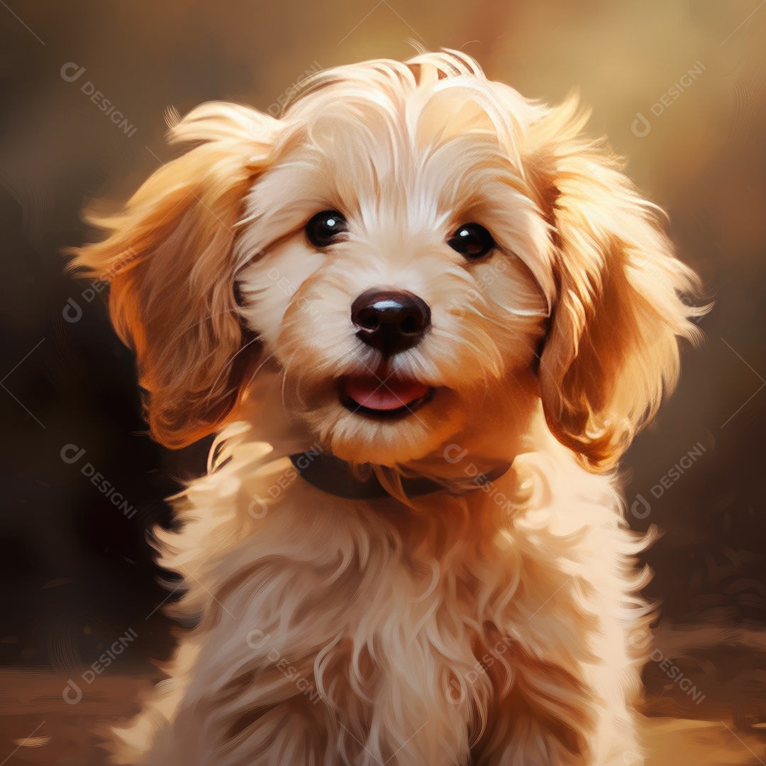 Cachorro peludinho filhote lindo