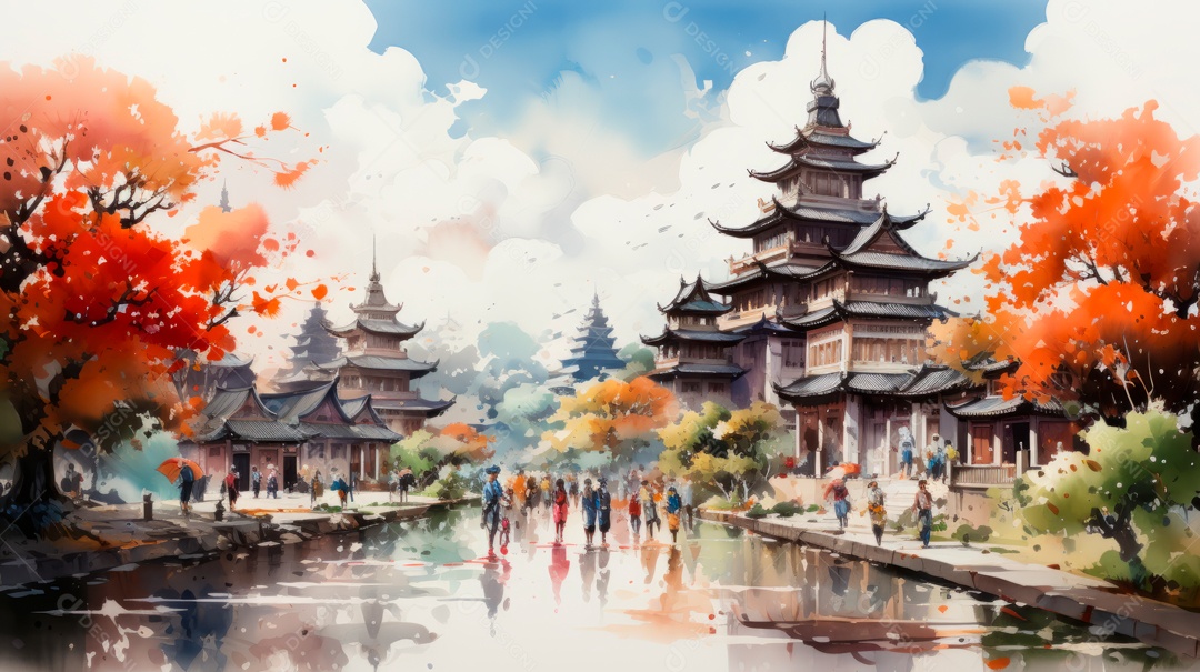 Songkran Dia 13 a 15 de abril.