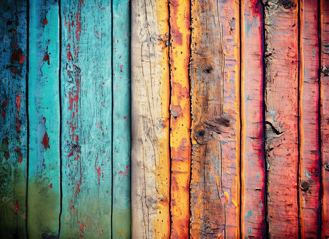 Old, grungy, colorful wood background (10)