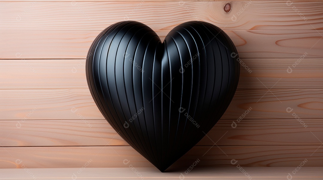 Coração sobre fundo isolado com formato difente.