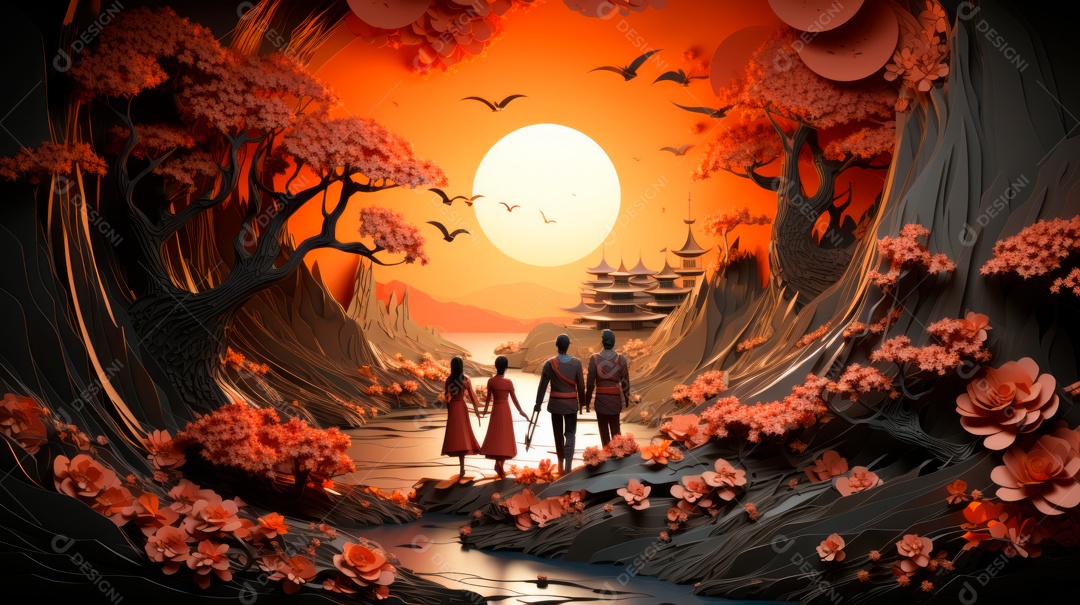 Dia da família tailandesa, 14 de abril.