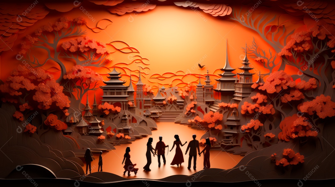 Dia da família tailandesa, 14 de abril.