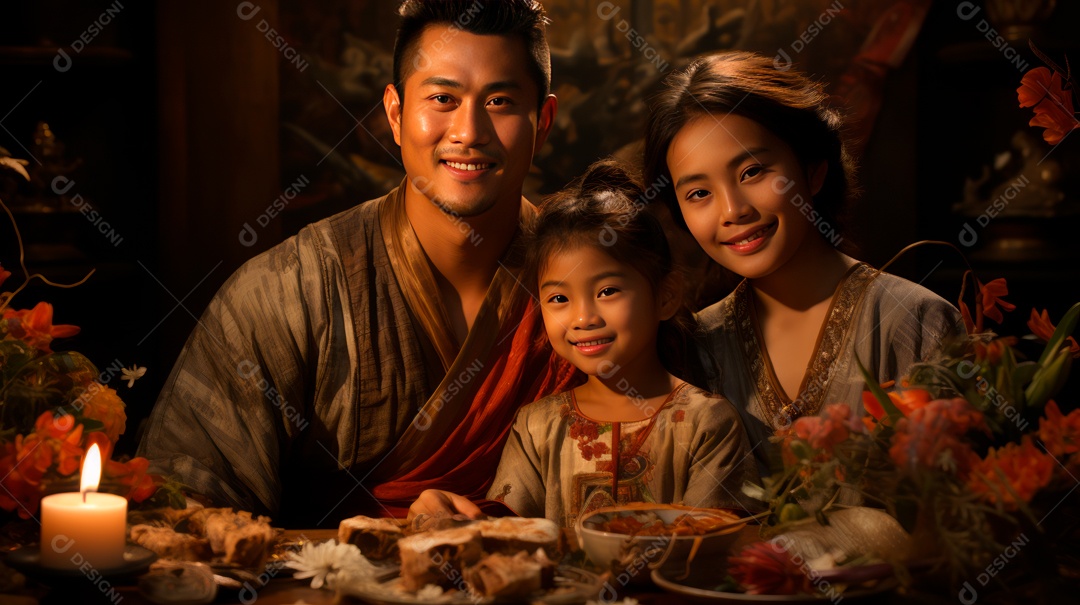 Dia da família tailandesa, 14 de abril.