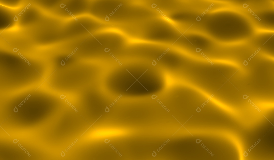 Tecnologia digital abstrata água onda rio luz amarela