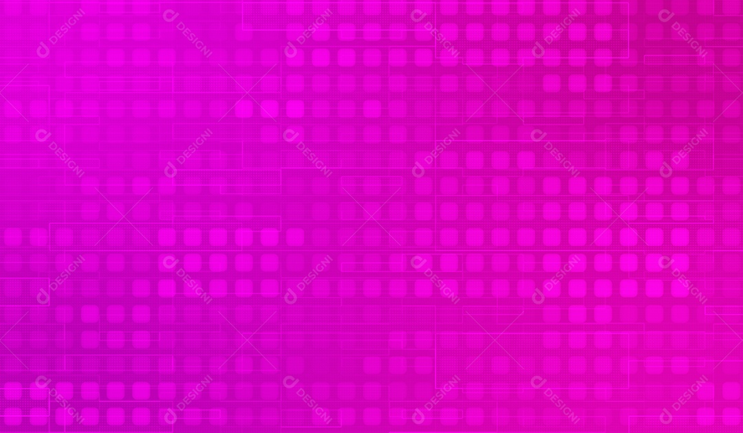 Partículas de luz roxa de tecnologia digital abstrato em fundo rosa