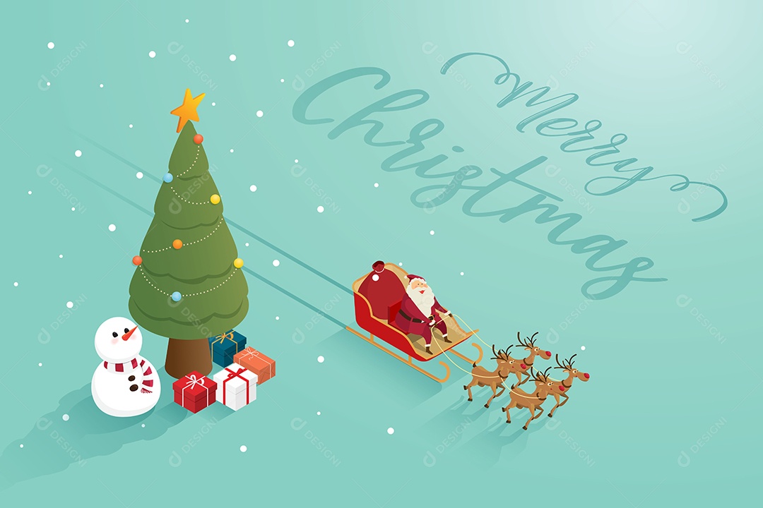 Feliz Natal Ilustração Vetor EPS