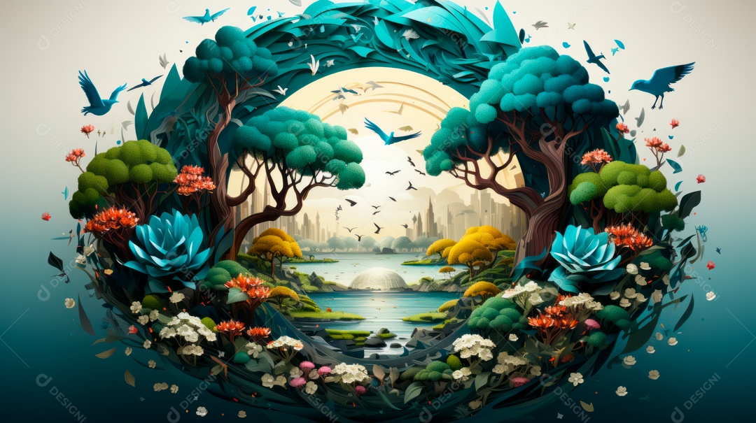 Proteja o Dia da Terra: a importância de amar a natureza IA generativa.