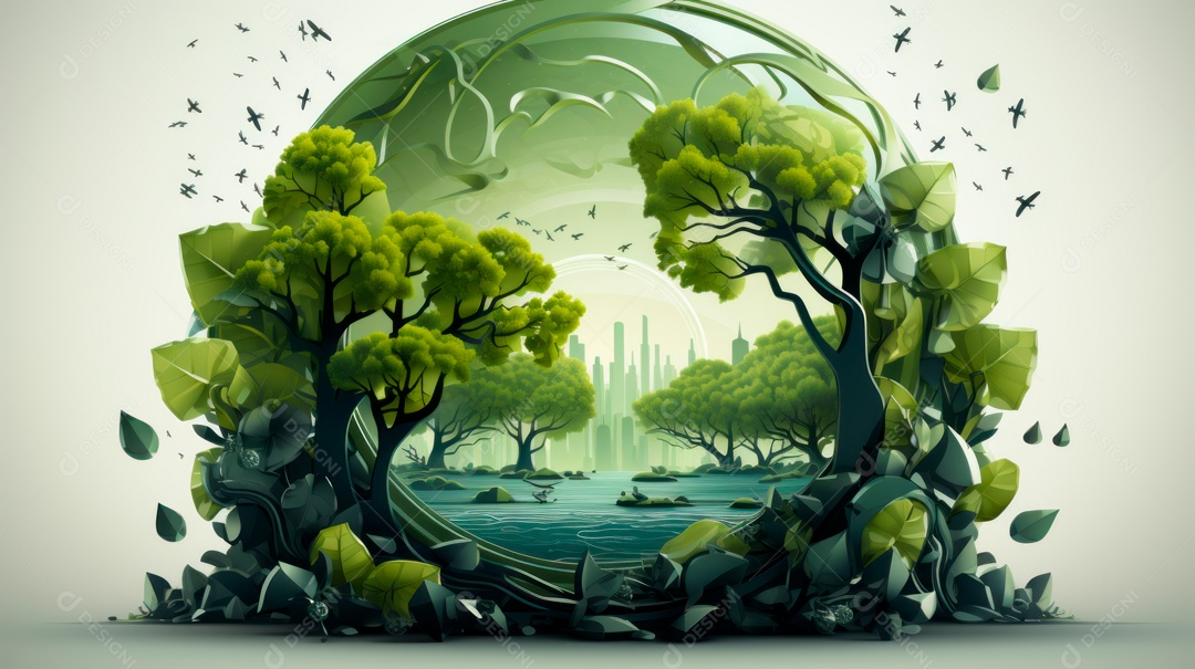 Proteja o Dia da Terra: a importância de amar a natureza IA generativa.