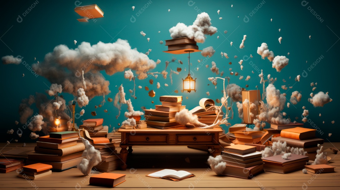 Dia Internacional dos Livros e Direitos Autorais, 23 de abril IA Generativa.