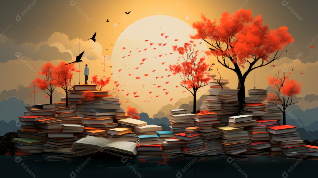 Dia Internacional dos Livros e Direitos Autorais, 23 de abril IA Generativa.