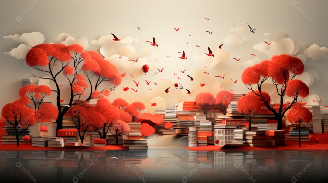 Dia Internacional dos Livros e Direitos Autorais, 23 de abril IA Generativa.