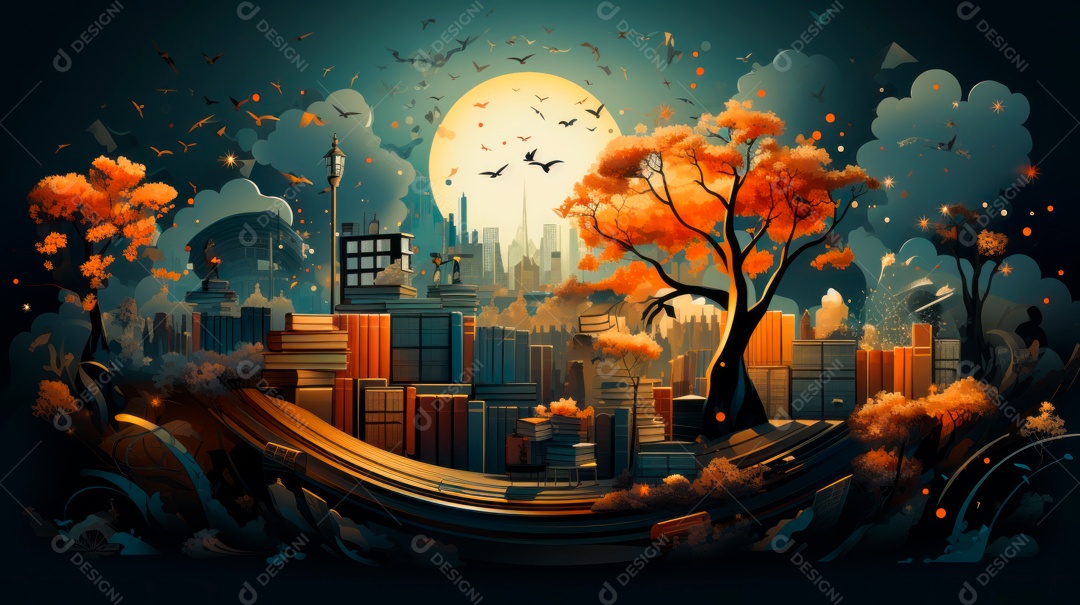 Dia Internacional dos Livros e Direitos Autorais, 23 de abril IA Generativa.