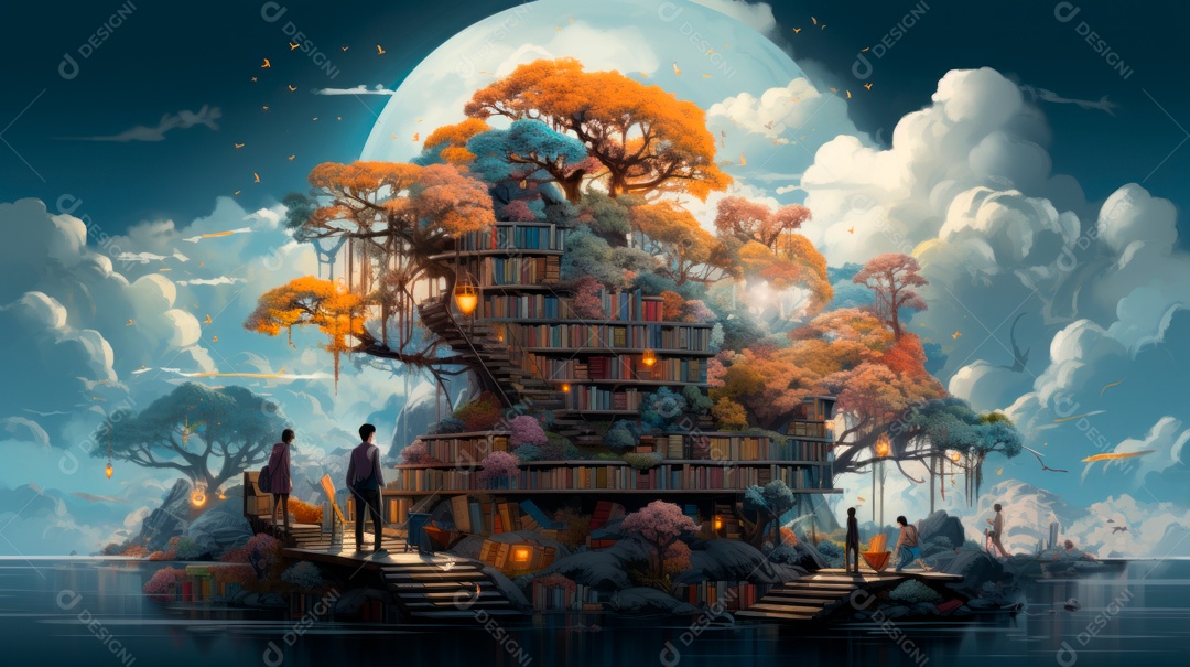 Dia Internacional dos Livros e Direitos Autorais, 23 de abril IA Generativa.