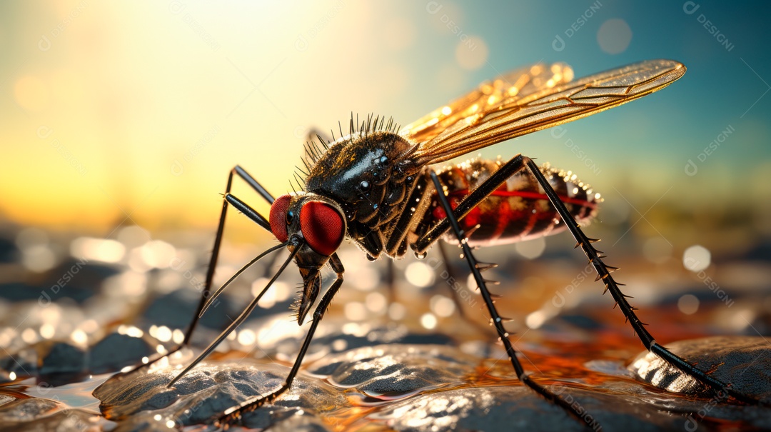 Dia Mundial da Luta Contra Malária, 25 de abril IA generativa.