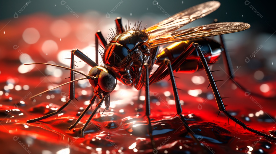 Dia Mundial da Luta Contra Malária, 25 de abril IA generativa.