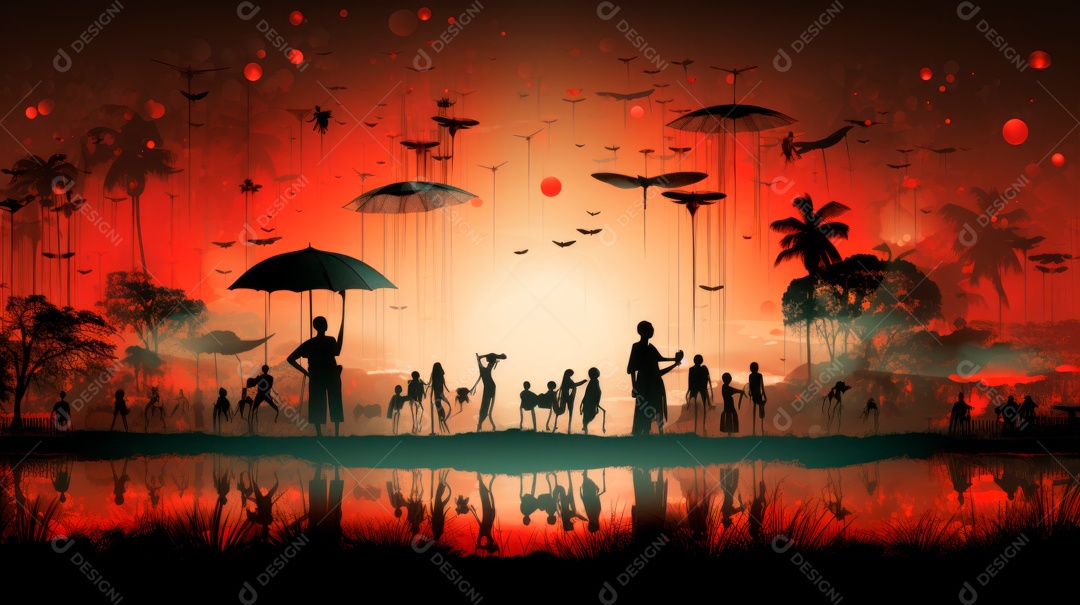 Dia Mundial da Luta Contra Malária, 25 de abril IA generativa.