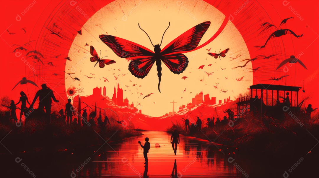 Dia Mundial da Luta Contra Malária, 25 de abril IA generativa.