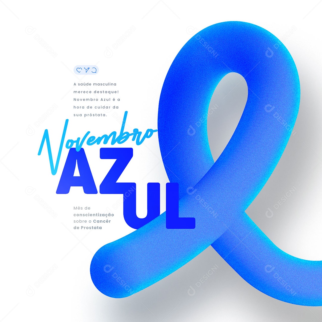 Blue November: Men's Health Deserves Highlight | Editable Social Media PSD