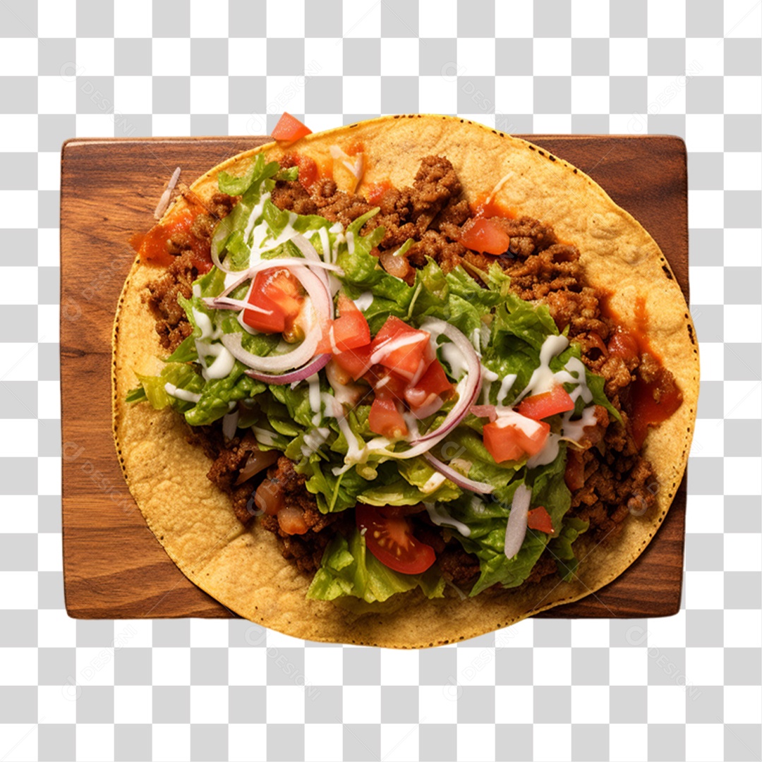 Tacos Salgados Recheados PNG Transparente