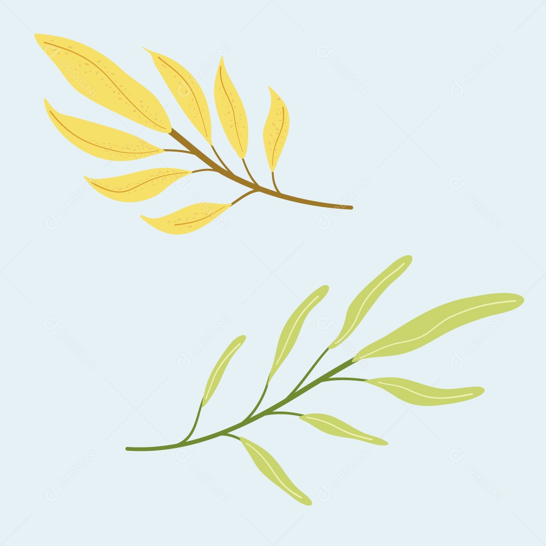 Ramo Símbolo Religioso Ilustração Vetor EPS