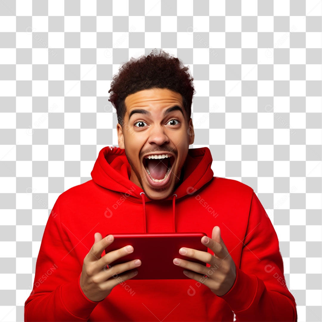 Homem com Sacolas de Compras da Black Friday PNG Transparente