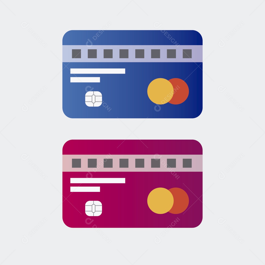 Cartão de Credito Ilustração Vetor EPS